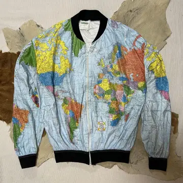 80s-90s world map 페이퍼 자켓 명작 vintage