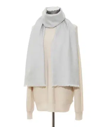 FURLA 캐시미어 실크 스톨 블루 계열