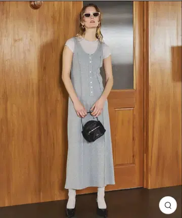 Henry Neck Layered Cut And Sew Dress