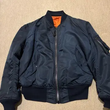 레어 90s USA제 ALPHA MA-1 네이비