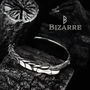 Bizarre/비자르 Archaeopteryx 페더 크로우 실버 뱅글