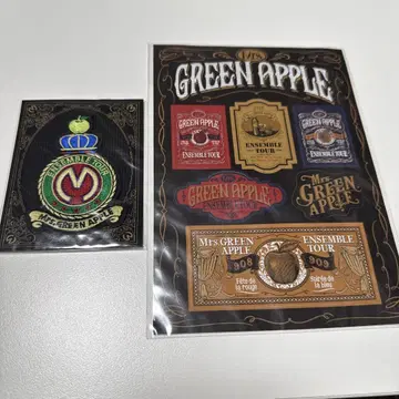 [ 미사용 새상품 ] Mrs. GRREN APPLE ensemble 와펜