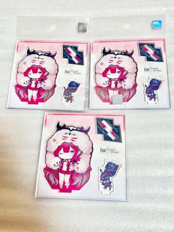 fgo 캐릭터리아 아크릴 스탠드 세트 미코켈 바르반시