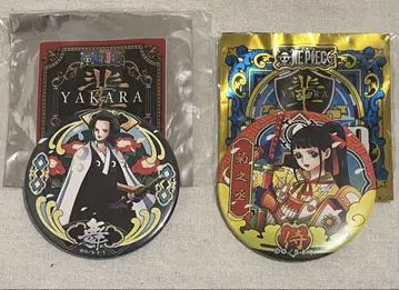 ONEPIECE 이조 키쿠노죠 야라이 캔뱃지 2개 세트