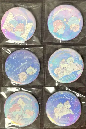 리틀트윈스타 키키라라 트레이딩 캔뱃지