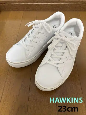 새상품급 HAWKINS 로우컷 스니커즈 WHITE 23.0cm