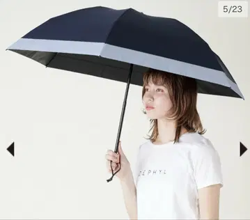 새상품 선배리어100 콤비 3단 접이식 네이비 컬러 빅 양산