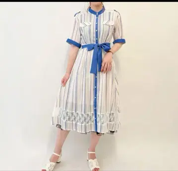 axes femme 레이스 절개 셔츠 원피스 택 포함 새상품