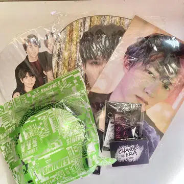 SixTONES 굿즈 카드놀이, 응원봉 등 6점 세트