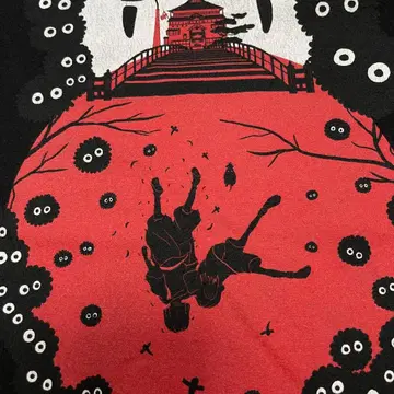 해외 공식 스튜디오 지브리 t셔츠 센과 치히로의 행방불명 t셔츠