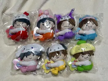 나니와단시 산리오 콜라보 봉제 인형 7체 세트