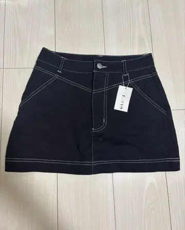 ENVYM 데님 미니 스커트