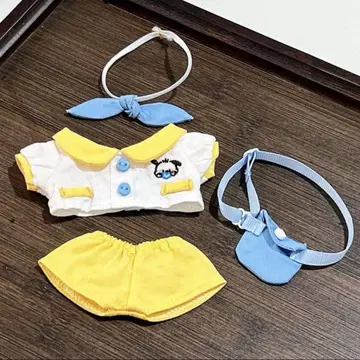 봉제 인형 옷 10cm 유치원 코디 4세트