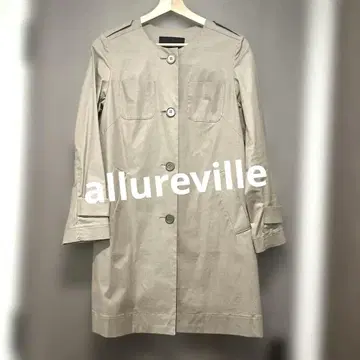 allureville 베이지 트렌치코트