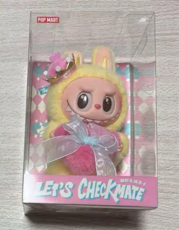 LABUBU Checkmate 체크메이트 봉제 인형 펜던트