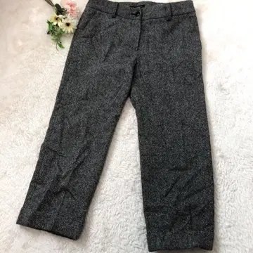 LAURA ASHLEY 로라 애슐리 슬랙스 앵클 롤업 모