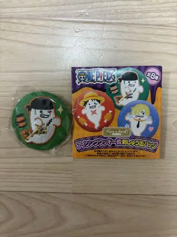 ONEPIECE 원피스 아이싱 쿠키 패턴 자수 캔뱃지 조로