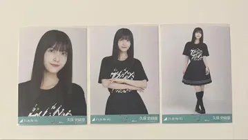 노기자카46 브로마이드 쿠보 시오리 도쿄 라이브T셔츠 3종 컴프