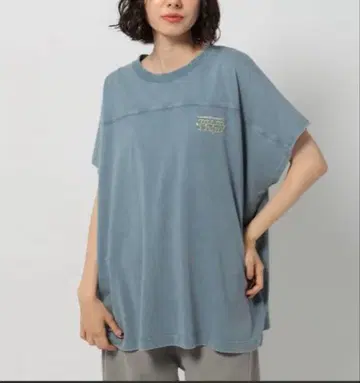 니코앤드 백 자수 BIG 프렌치 T셔츠
