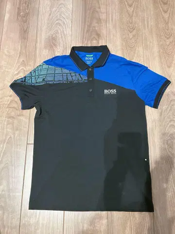 HUGO BOSS 골프 피케 셔츠 블랙 속건성 소재