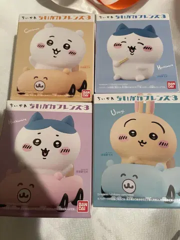 치이카와 (먼작귀) 프렌즈 3 소프트 비닐 피규어 치이카와 하치와레 토끼