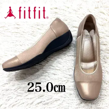 미사용급 fitfit 발수 바이컬러 펌프스 외반모지 컴포트 25.0