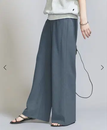 블루 와이드 팬츠