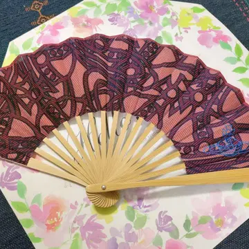 새상품 비비안 부채 & 손수건 세트