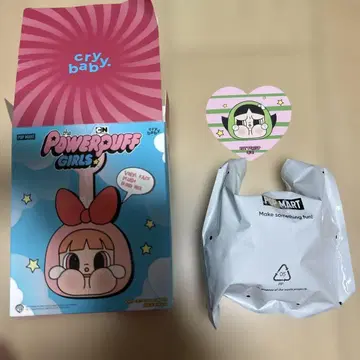 POPMART CRYBABY x 파워퍼프 걸즈 시리즈 봉제 인형