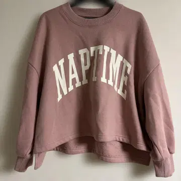naptime 내프타임 풀오버 맨투맨 트레이닝복 크롭