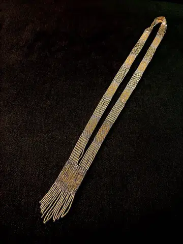 쿠라하시 요시코 메탈 비즈 목걸이