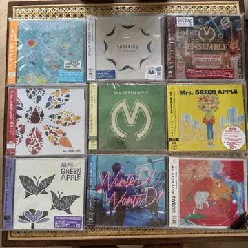 Mrs. GREEN APPLE 초회 한정판 CD 9장