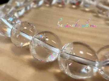 무지개를 두른 히말라야 수정 팔찌 10mm