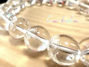 무지개를 두른 히말라야 수정 팔찌 10mm