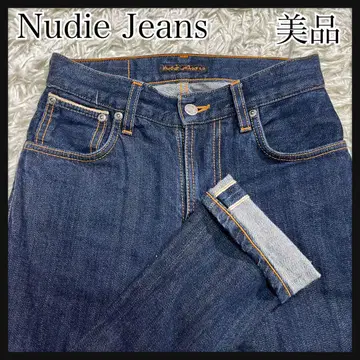 새상품급 Nudie Jeans thinfinn 셀비치 스키니 다크 네이비