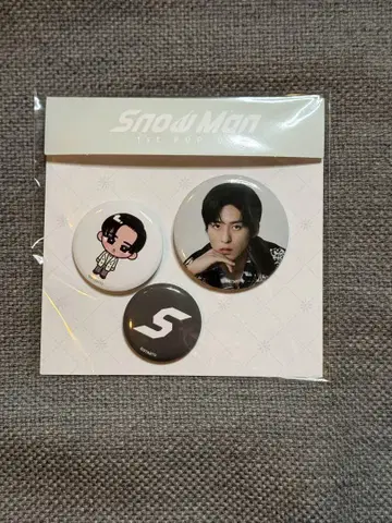 SnowMan 팝업 캔뱃지 [ 메구로 ]