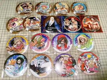 원피스 캔뱃지 묶음 판매 17점