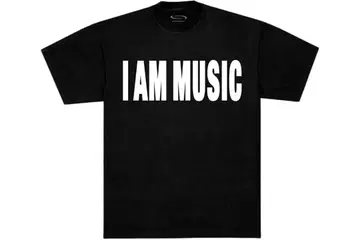 playboi carti I AM MUSIC TEE 블랙 S