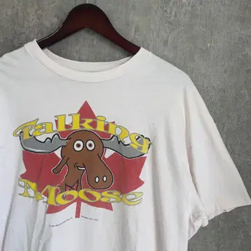 90s 토킹 무스 프린트 T셔츠 USA제 XL