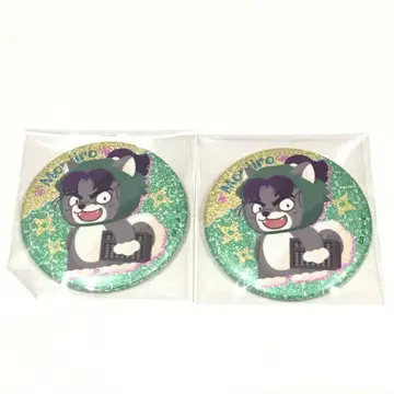 시오에 분지로 닌타마 란타로 동물 포제 글리터 캔뱃지 캔뱃지 세트