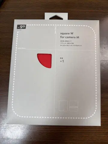 go square W for camera M 레드