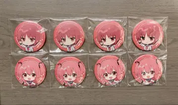 Angel Beats! 미니 캐릭터 캔뱃지 8개 세트