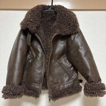 moussy 가죽 자켓 프리 사이즈