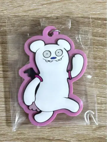 초회 생산 한정판 (TYPE-A) UVER짱 러버 키링 (화이트)