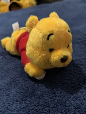 푸우 소형 키링 포함 봉제 인형