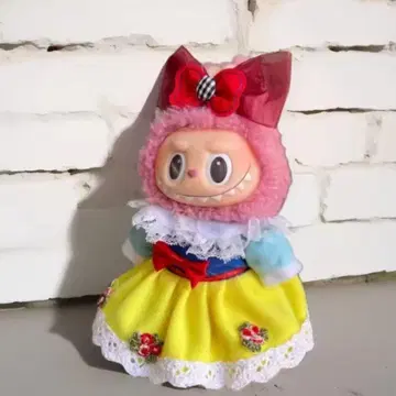 LABUBU 백설공주풍 봉제인형 의류 17cm (옷 갈아입기 의류만)