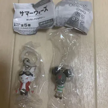 캡슐 토이 썸머 워즈 메지루시 액세서리 2종 세트 미사용 배송비 포함