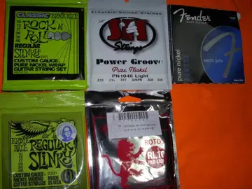 Ernieball, fender, Rotosound, SIT 5세트