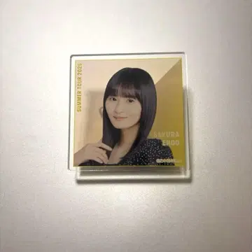 노기자카 한여름의 전국 투어 2025 B상 캔뱃지 엔도 사쿠라