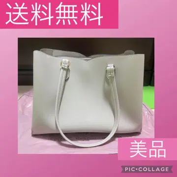 Honeys 스캘럽 A4 토트 베이지 출퇴근 통학 대용량 오피스